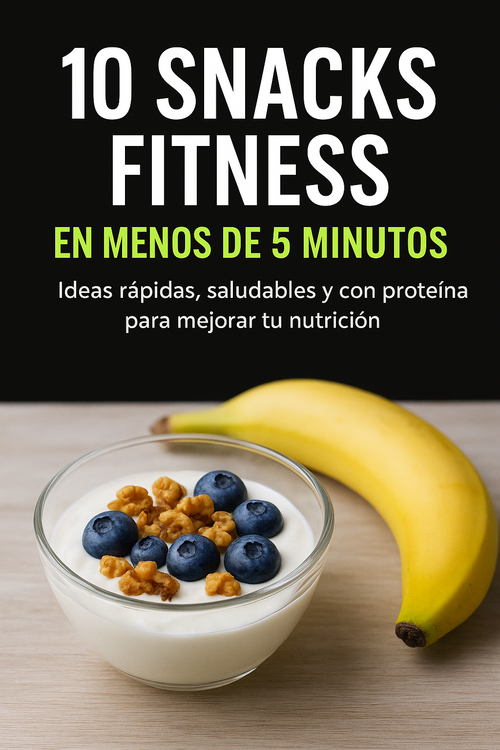 10 Snacks Fitness en Menos de 5 Minutos